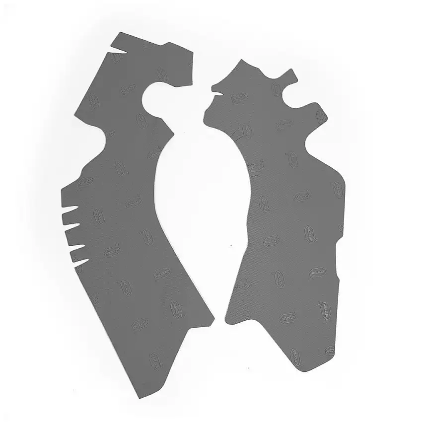 Protezioni telaio Vibram in gomma per Suzuki RMZ 450 13-17 colore grigio
