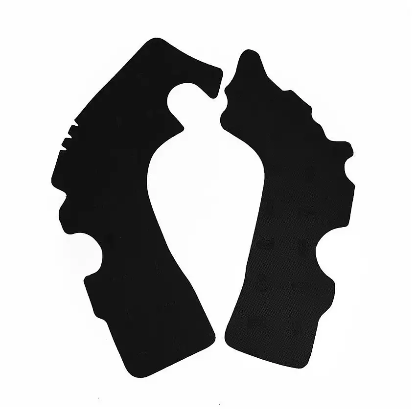 Protezioni telaio Vibram in gomma per Honda CRF 450 R 09-12 colore nero