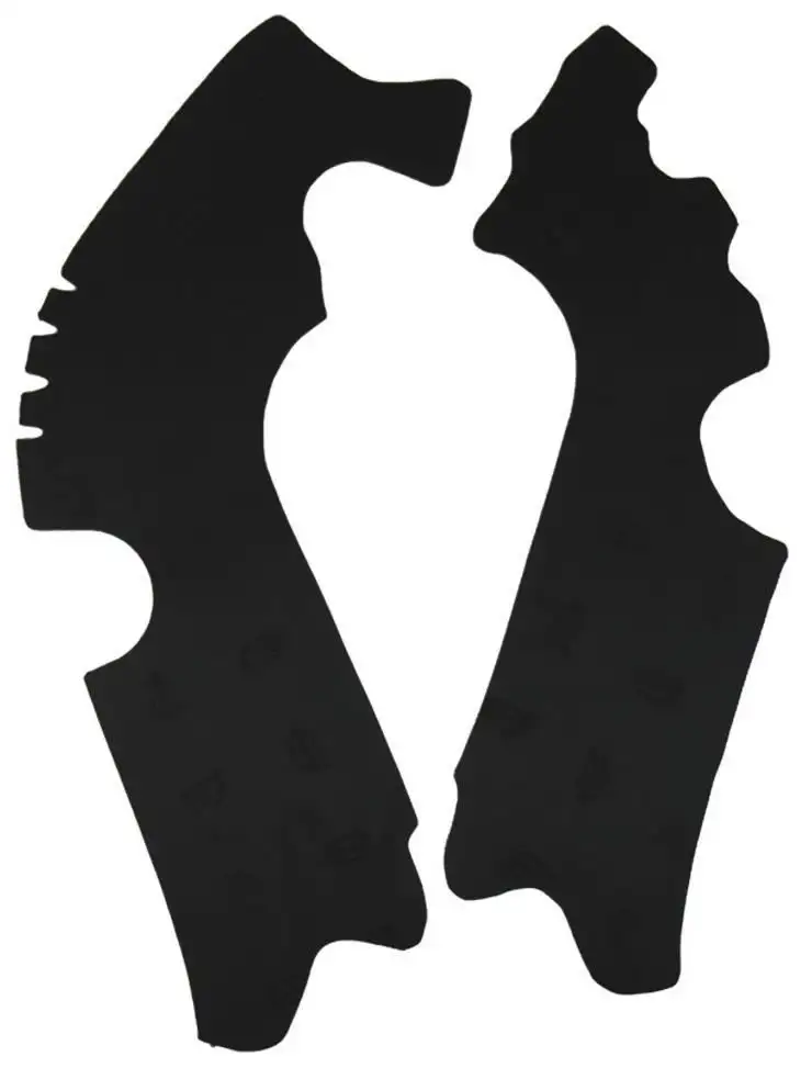 Protezioni telaio Vibram in gomma per Honda CRF 450 R 13-16 colore nero