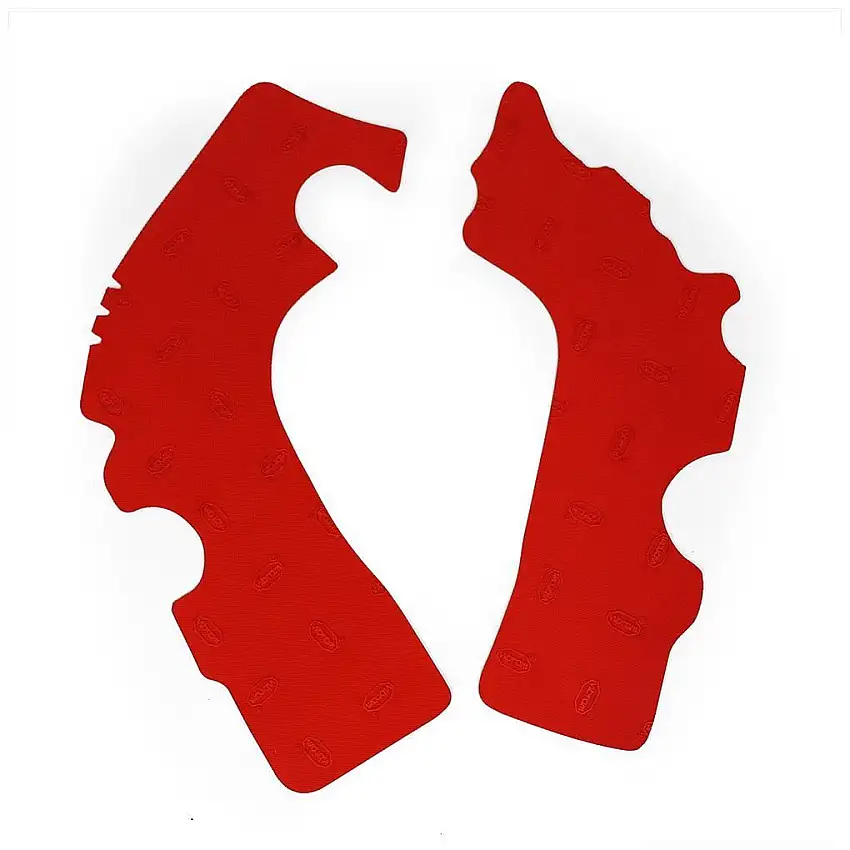 Protezioni telaio Vibram in gomma per Honda CRF 250 R 09-13 colore rosso