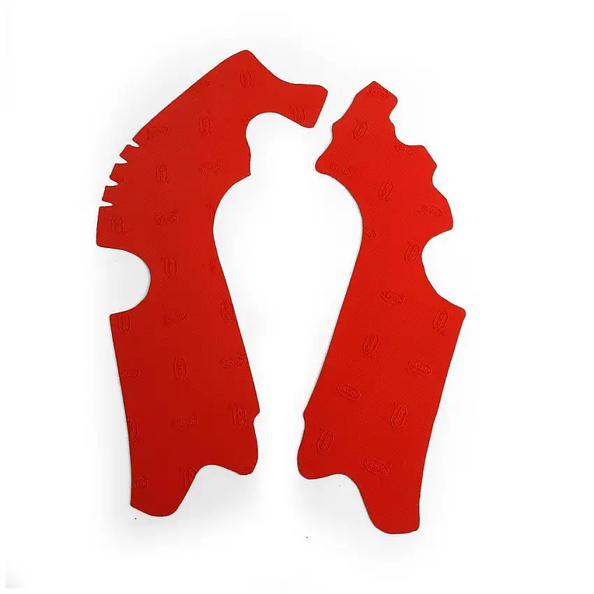 Protezioni telaio Vibram in gomma per Honda CRF 250 R 14-17 colore rosso
