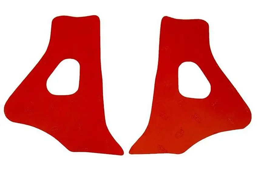 Protezioni telaio Vibram in gomma per Honda Africa Twin CRF 1100 L 21-25 colore rosso