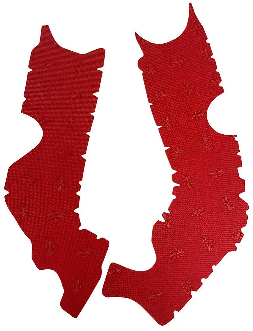 Protezioni telaio Vibram in gomma per Honda CRF 250 R 18-19 colore rosso