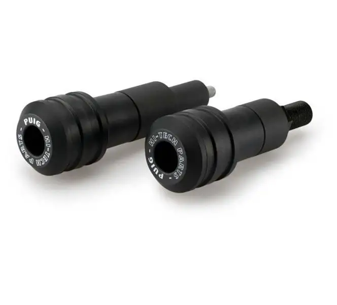 Tamponi paratelaio Puig modello VINTAGE 2.0 per Benelli Leoncino 800 Trail 22-25 colore nero