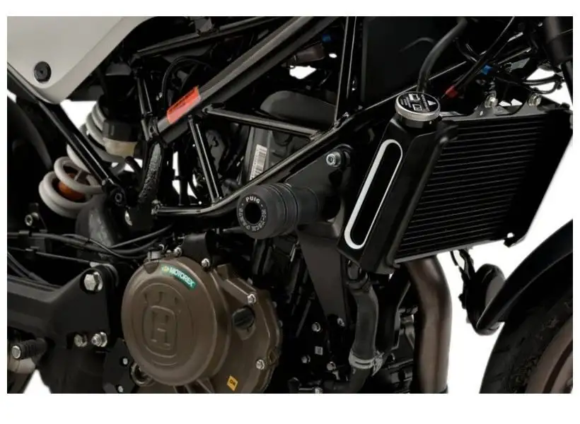 Tamponi paratelaio Puig modello VINTAGE 2.0 per Husqvarna Svartpilen 401 18-23 colore nero