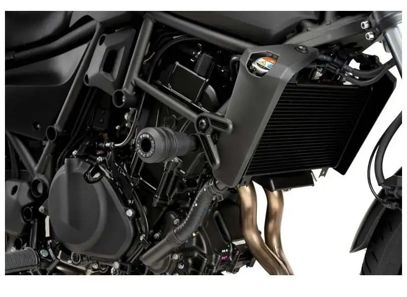 Tamponi paratelaio Puig modello VINTAGE 2.0 per kawasaki eliminator 500 se 24-25 colore nero