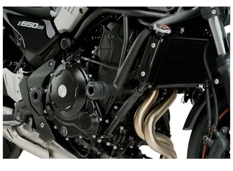 Tamponi paratelaio Puig modello VINTAGE 2.0 per Kawasaki Z 650 RS 22-25 colore nero